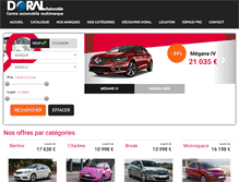 Tablet Screenshot of doral-automobiles.com